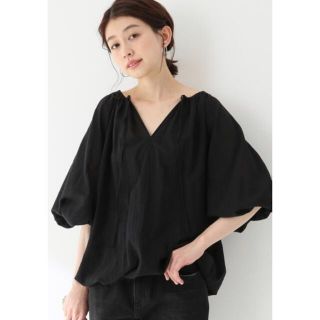 プラージュ(Plage)のPlage CO Caftan BL カラーブラックサイズフリー (シャツ/ブラウス(長袖/七分))