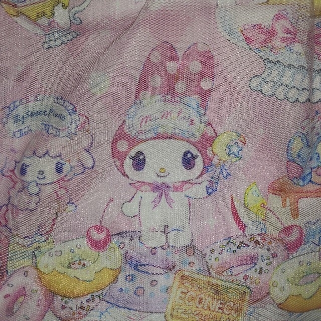 しまむら(シマムラ)のエコネコ　マイメロ　ワンピース　120 キッズ/ベビー/マタニティのキッズ服女の子用(90cm~)(ワンピース)の商品写真