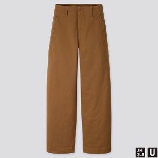 ユニクロ(UNIQLO)のUNIQLO U ワイドフィットカーブパンツ チノパン(チノパン)