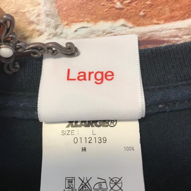 XLARGE(エクストララージ)のXLARGE エクストララージ　半袖Tシャツ　デカロゴ　ゆるだぼ　黒　Lサイズ メンズのトップス(Tシャツ/カットソー(半袖/袖なし))の商品写真