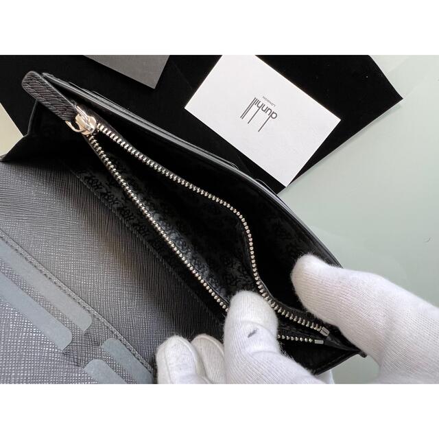 Dunhill(ダンヒル)のダンヒル dunhill 長財布（FP1010E）ブラック シルバーロゴプレート メンズのファッション小物(長財布)の商品写真
