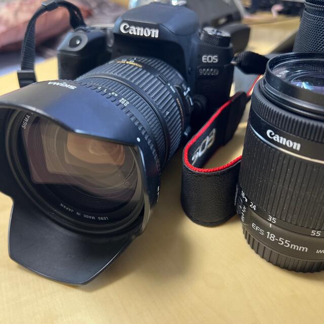 Canon 9000Dダブルレンズ+SIGMAレンズ付き