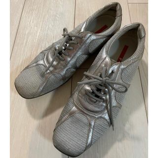 プラダ(PRADA)のPRADA スニーカー　シルバー(スニーカー)