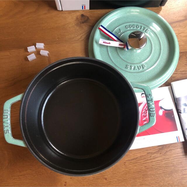 STAUB - 新品staubストウブ 18cm セージグリーン ピコココット