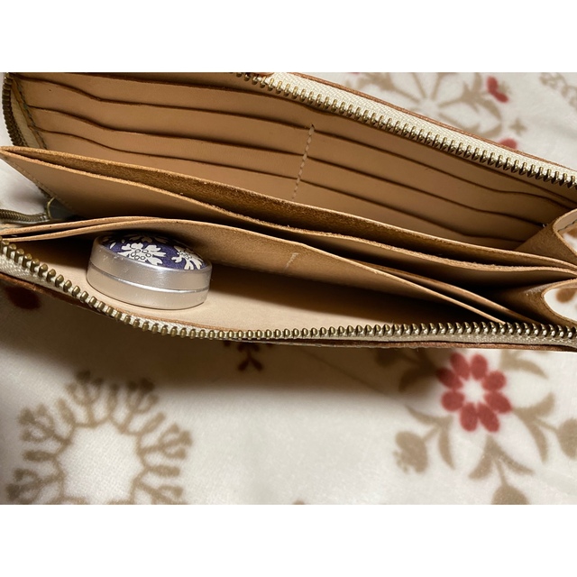 mina perhonen(ミナペルホネン)の【お値下げしました】ミナペルホネン　L型財布 ハンドメイドのファッション小物(財布)の商品写真