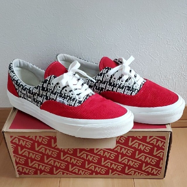 26.5cm VANS × F.O.G. ERA 95 DX RED