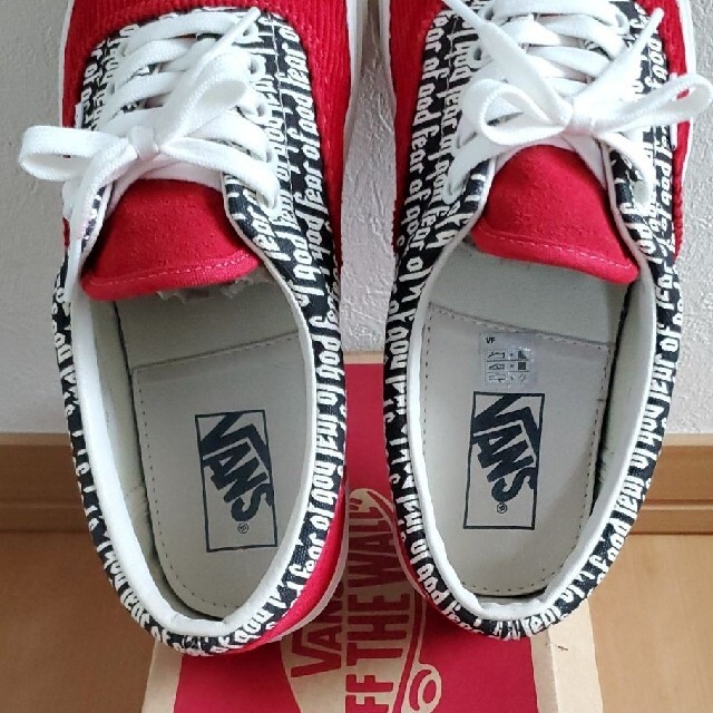 26.5cm VANS × F.O.G. ERA 95 DX RED