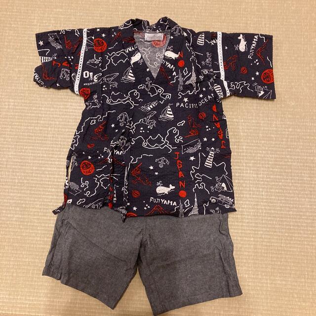 ampersand(アンパサンド)の甚平  110cm  ampersand キッズ/ベビー/マタニティのキッズ服男の子用(90cm~)(甚平/浴衣)の商品写真