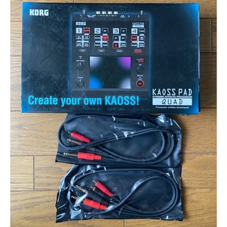 Korg kaoss pad quad + Exform オーディオケーブル2本(DJエフェクター)