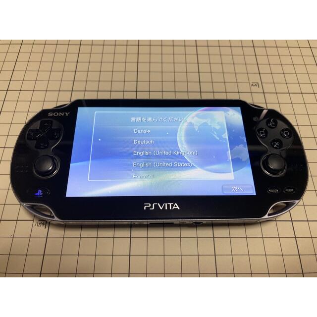 PSVita クリスタル・ブラック 3G/Wi-Fiモデル PCH-1100 品質は非常に