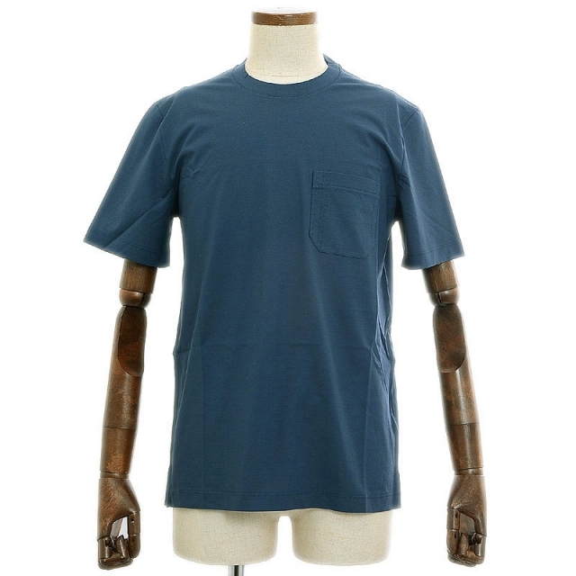 エルメス Tシャツ ネイビー コットン100% Sサイズ | www