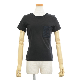 Hermes - エルメス Tシャツ 刺繍ポケット 黒 コットン 36サイズの通販 ...