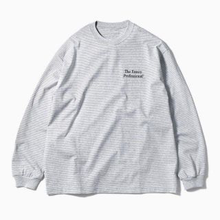 ワンエルディーケーセレクト(1LDK SELECT)のL/S Border T-Shirt   (GLAY×NAVY)  Lサイズ(Tシャツ/カットソー(七分/長袖))