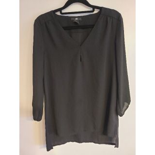 エイチアンドエム(H&M)のH&M　シフォンブラウス　トップス(シャツ/ブラウス(長袖/七分))