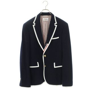 THOM BROWNE - トムブラウン パイピング金ボタンブレザージャケット M