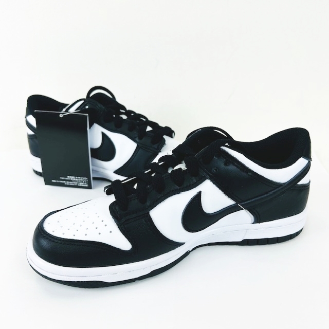 NIKE(ナイキ)のNIKE GS Dunk Low Retro White/Black 23cm  キッズ/ベビー/マタニティのキッズ靴/シューズ(15cm~)(その他)の商品写真