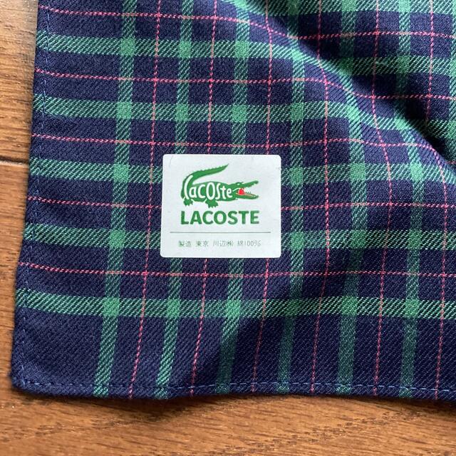 LACOSTE(ラコステ)の【期間限定】新品未使用 LACOSTE ハンカチ レディースのファッション小物(ハンカチ)の商品写真