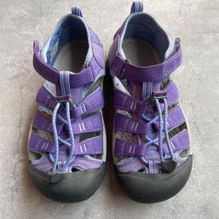 キーン(KEEN)のkeen サンダル  22cm パープル(サンダル)