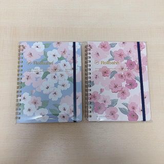 スミス(SMITH)のロルバーン 直営店限定　チェリーブロッサム　桜　ライトブルー　ピンク　2点セット(ノート/メモ帳/ふせん)