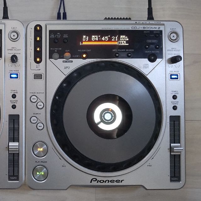 Pioneer - Pioneer CDJ-800Mk2 2台セット【中古/箱・説明書無し】の