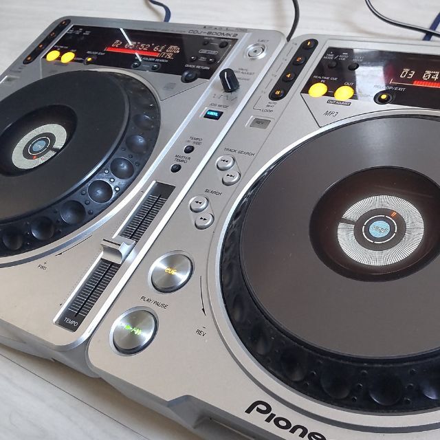 cdj800mk2 2台セット - ポータブルプレーヤー cdj800mk2 2台セット - ポータブルプレーヤー