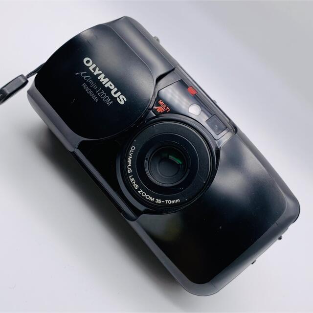 OLYMPUS(オリンパス)の【動作品】 OLYMPUS μ mju zoom　panorama美品 スマホ/家電/カメラのカメラ(フィルムカメラ)の商品写真