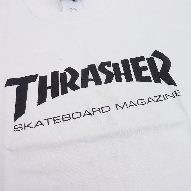THRASHER(スラッシャー)のTHRASHER スラッシャー ベーシックロゴ Tシャツ ホワイト M メンズのトップス(Tシャツ/カットソー(半袖/袖なし))の商品写真
