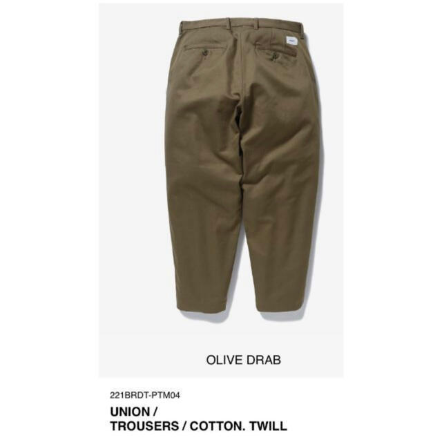 W)taps - WTAPS 22SS UNION / TROUSERS / COTTON Lの通販 by 888 W)taps - WTAPS 22SS UNION / TROUSERS / COTTON Lの通販 by 888