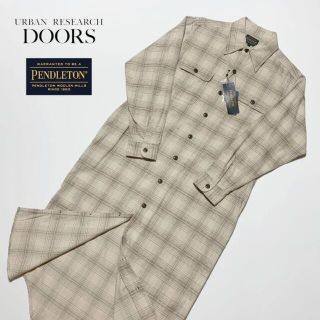 ペンドルトン(PENDLETON)の☆未使用 ペンドルトン ×アーバンリサーチ チェック ロング シャツ ワンピース(ロングワンピース/マキシワンピース)