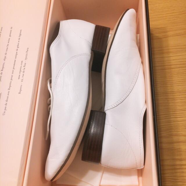 repetto(レペット)の《新品未使用》repetto(レペット)V377C Ziziジジ ホワイト 37 レディースの靴/シューズ(ローファー/革靴)の商品写真