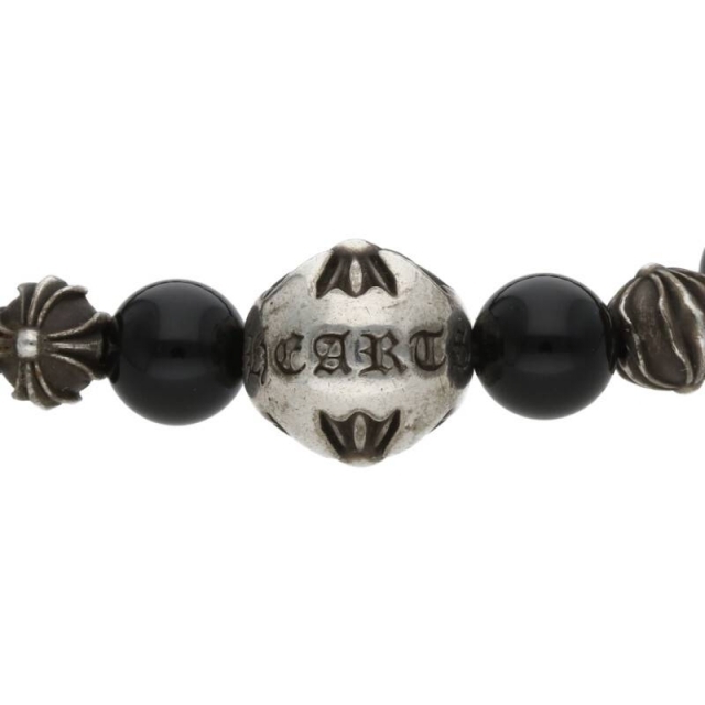 Chrome Hearts(クロムハーツ)のクロムハーツ BEAD6mmブラックコーラルビーズブレスレット メンズのアクセサリー(ブレスレット)の商品写真