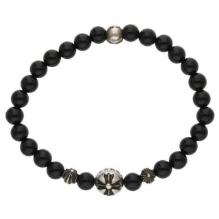 クロムハーツ(Chrome Hearts)のクロムハーツ BEAD6mmブラックコーラルビーズブレスレット(ブレスレット)