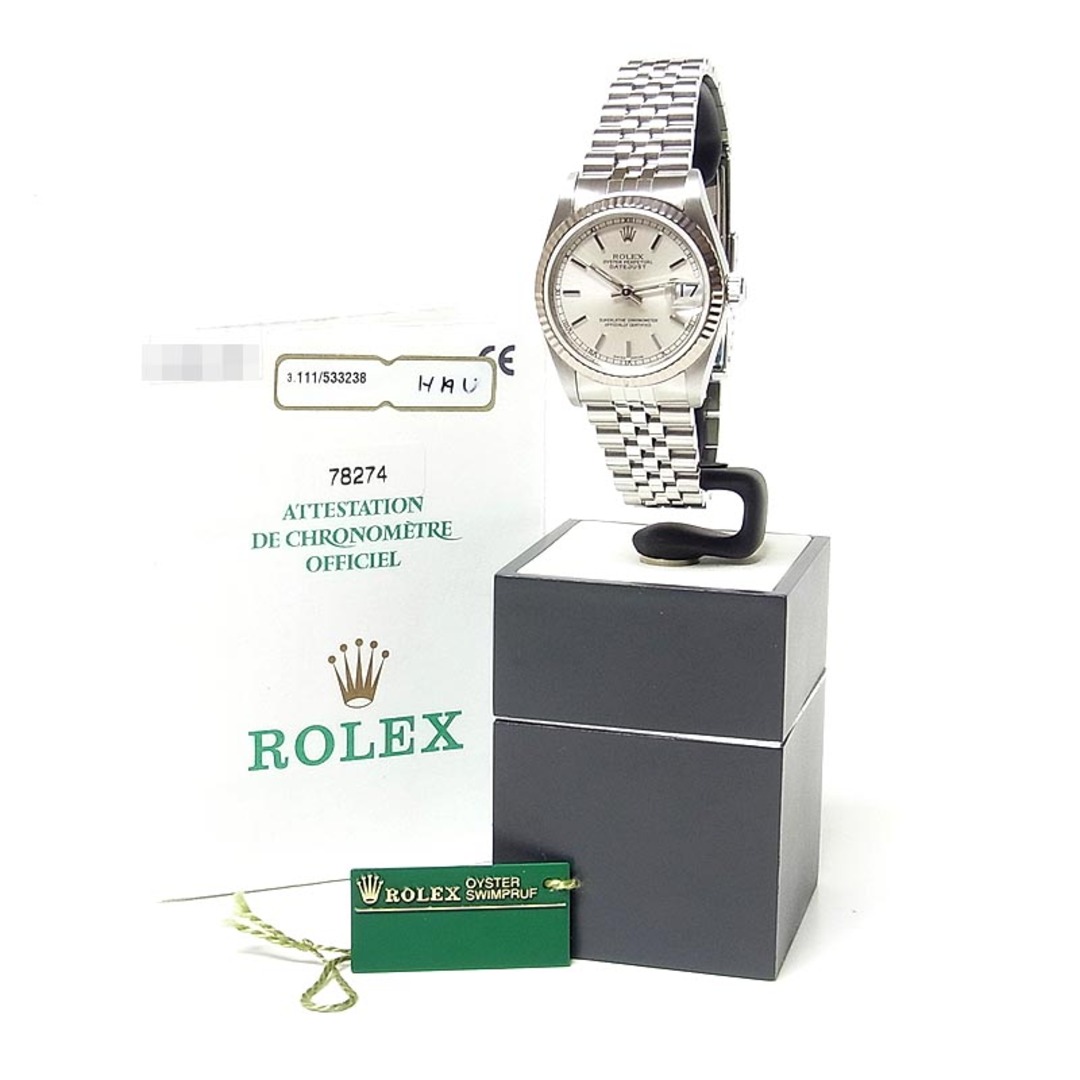 ロレックス ROLEX デイトジャスト 78274 Y番 K18WG/SS 自動巻き レディース 腕時計
