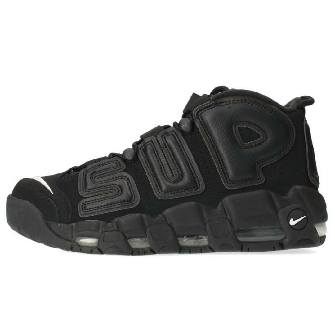 ナイキ ×シュプリーム/SUPREME 17SS AIR MORE UPTEMPO 902290-001 エアモアアップテンポスニーカー  メンズ 27cm