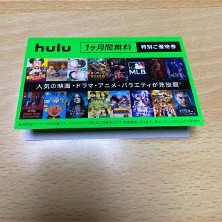 hulu1ヶ月無料券(その他)