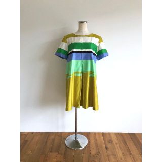 マリメッコ(marimekko)のまる子様専用2点マリメッコ/ワンピース/ひざ丈/半袖/34/S-M/コットン(ひざ丈ワンピース)