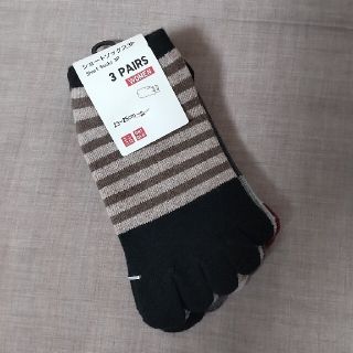 ユニクロ(UNIQLO)の５本指ショートソックス３P(ソックス)