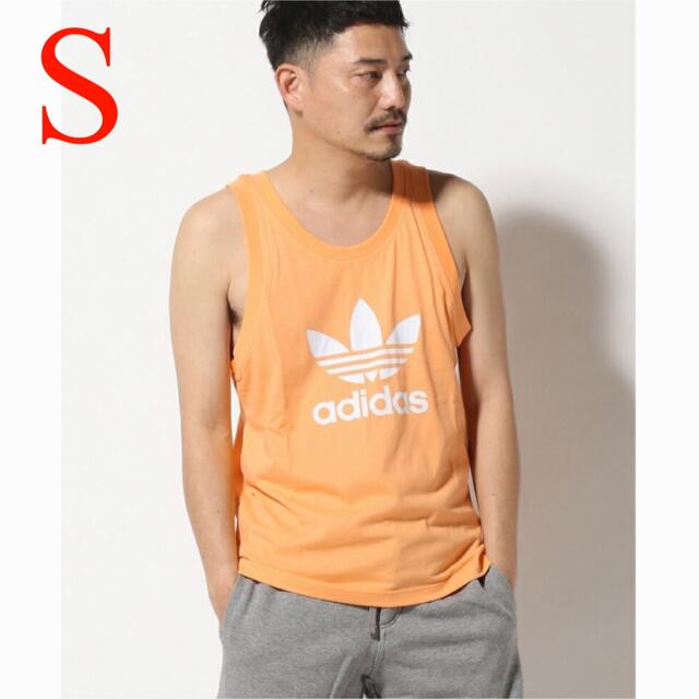 adidas(アディダス)のadidas人気デカロゴ タンクトップ　(S) メンズのトップス(タンクトップ)の商品写真