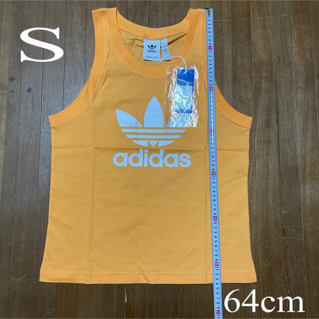 adidas(アディダス)のadidas人気デカロゴ タンクトップ　(S) メンズのトップス(タンクトップ)の商品写真