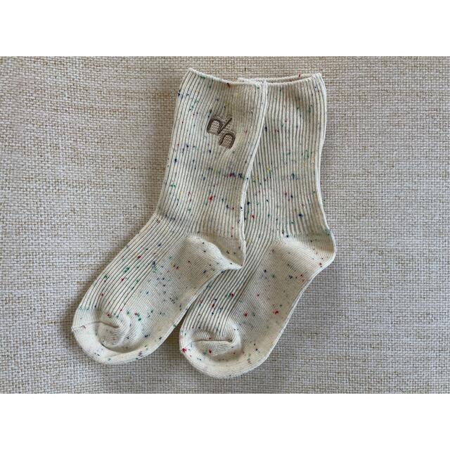 Caramel baby&child (キャラメルベビー&チャイルド)のKINDLY confetti cake socks Vanilla M2-4y キッズ/ベビー/マタニティのこども用ファッション小物(靴下/タイツ)の商品写真