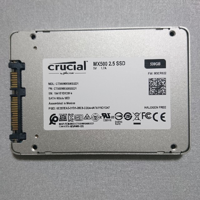 MX500 2.5 SSD 500GB 1