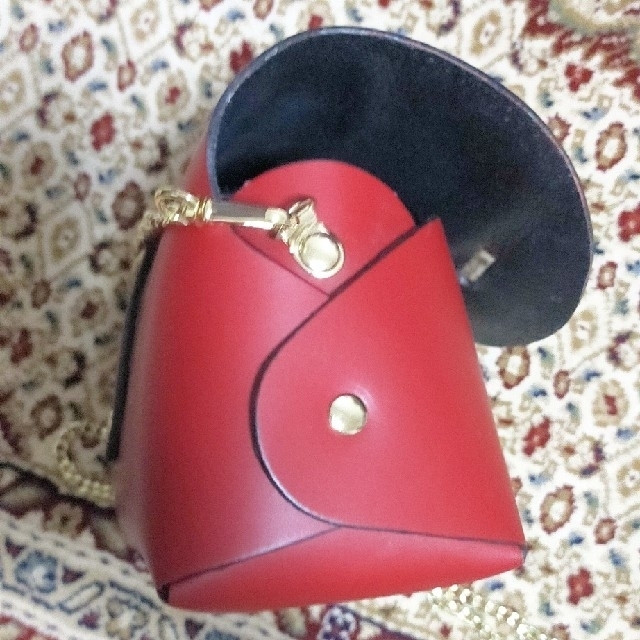 【イタリアンレザー】ミニショルダーバッグ レディースのバッグ(ショルダーバッグ)の商品写真