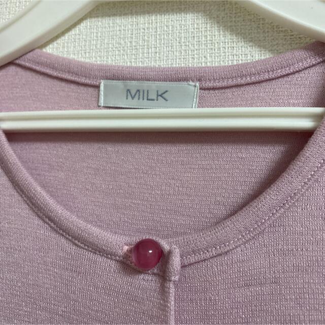 MILK(ミルク)のMILK レース切り替えカーディガン レディースのトップス(カーディガン)の商品写真