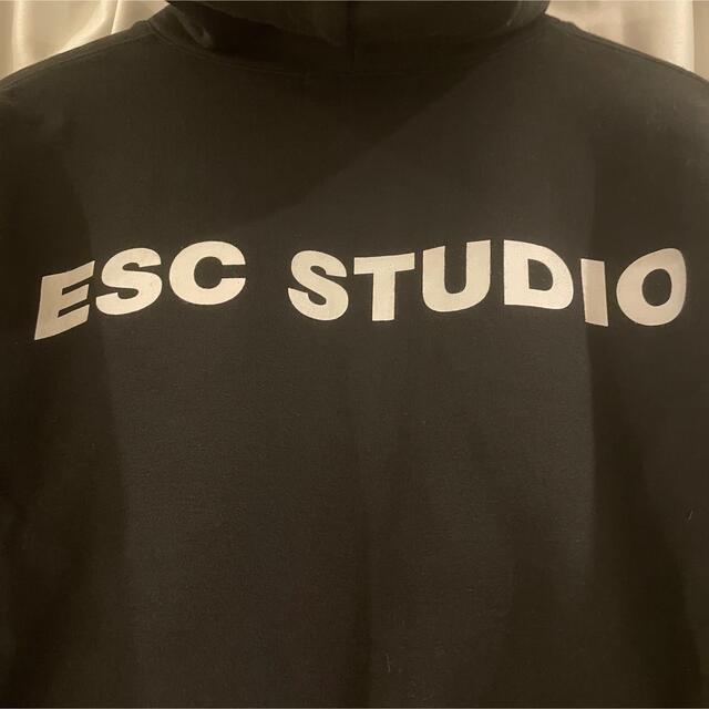 esc studio ワンピース　チェック　フーディー レディースのワンピース(ロングワンピース/マキシワンピース)の商品写真