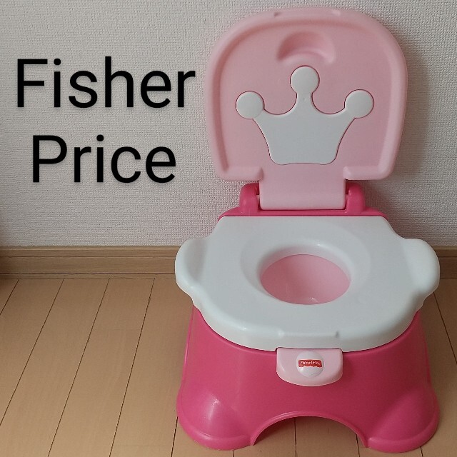 Fisher-Price(フィッシャープライス)のmama様専用 フィッシャープライス 音の鳴るおまる 補助便座 トイトレ キッズ/ベビー/マタニティのおむつ/トイレ用品(ベビーおまる)の商品写真