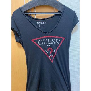 ゲス(GUESS)の【GUESS】Tシャツ　レディース　XSサイズ(Tシャツ(半袖/袖なし))