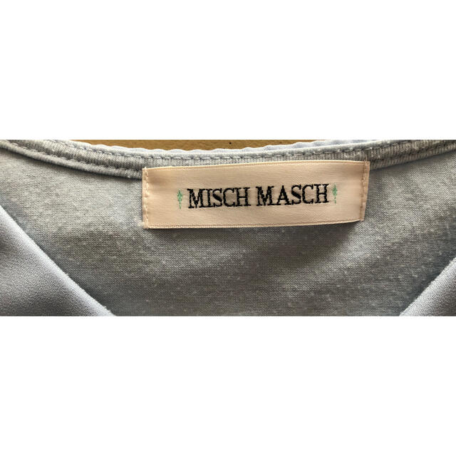 MISCH MASCH(ミッシュマッシュ)のミッシュマッシュ　半袖ブラウス　ブルー　サイズM レディースのトップス(シャツ/ブラウス(半袖/袖なし))の商品写真