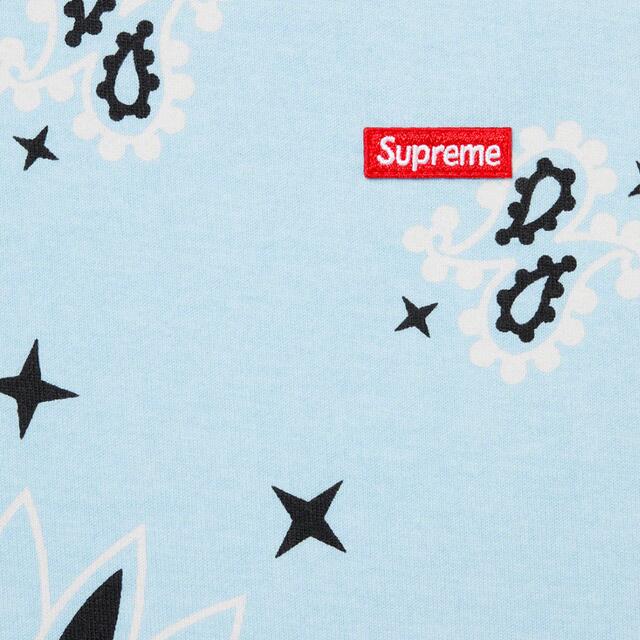 Supreme Small Box Tee Black Bandana M