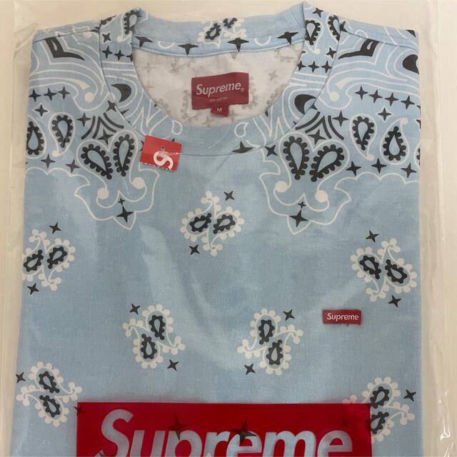 Supreme Small Box Tee Black Bandana M