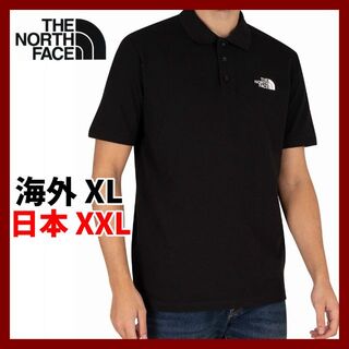 ザノースフェイス(THE NORTH FACE)のノースフェイス 半袖 ポロシャツ CALPINE POLO 黒 XLサイズ(ポロシャツ)